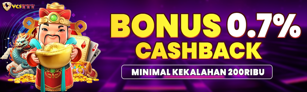 Bonus Cashback kekalahan dan rollingan